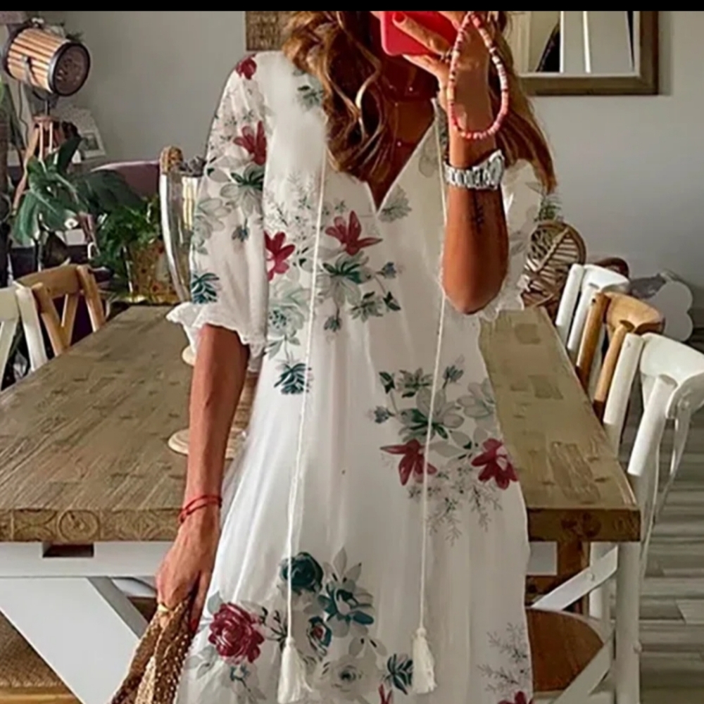 Women's A-line Maxi Casual Dress